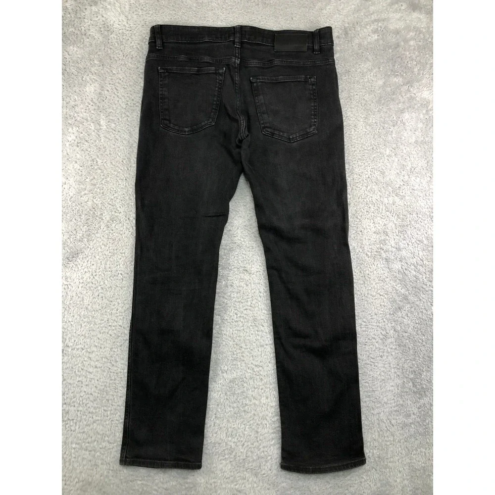 Hugo Boss Jeans Men 34x30 Black Stretch Slim Fit Denim